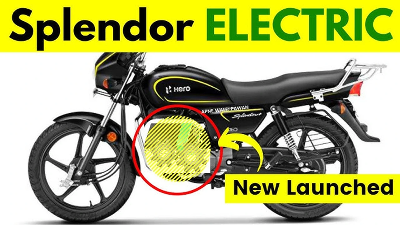 New Hero Splendor Electric Bike